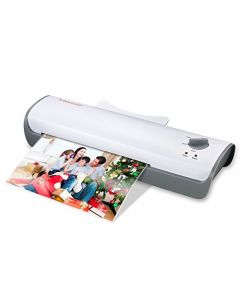 Bonsaii A3 Laminator, Thermal Laminator Machine for Hot and Cold Settings,3 min Fast Warm-up and No Bubbles for School Home Use,White(L307-A)